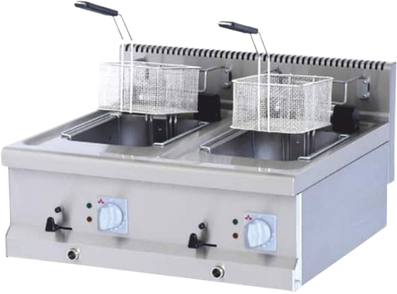 Fritöz set üstü iki gözlü